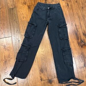 Black Cargo Pants